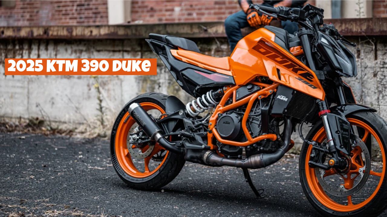 2025 KTM 390 Duke Latest Model Image Color