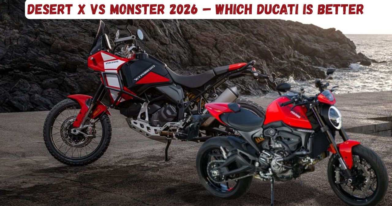 Desert X vs Monster 2026 – which Ducati is better