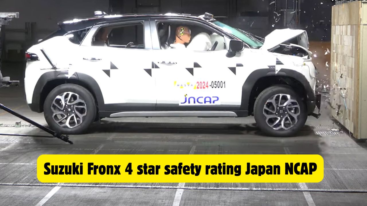 Suzuki Fronx 4 star safety rating Japan NCAP