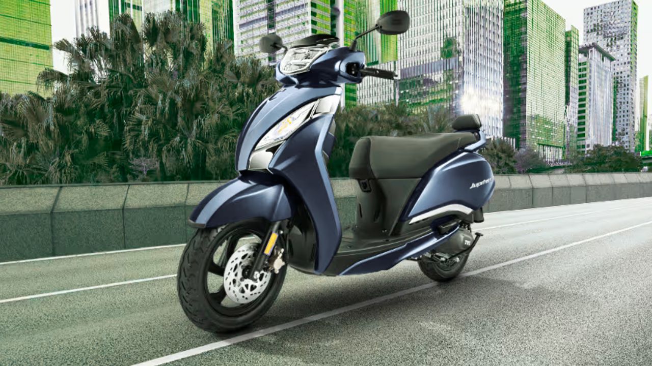 TVS Jupiter 125 SXC dual tone scooter at ₹89,000