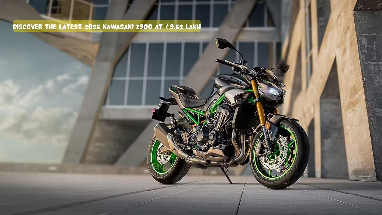 Discover the latest 2025 Kawasaki Z900 at ₹9.52 lakh
