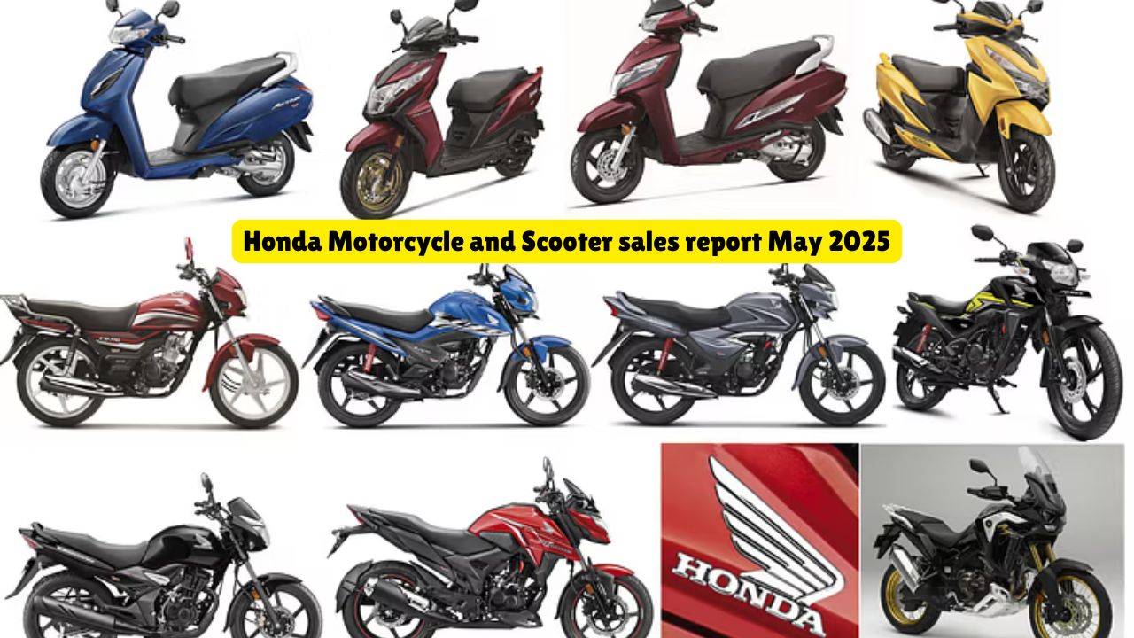 Honda Motorcycle and Scooter sales report May 2025