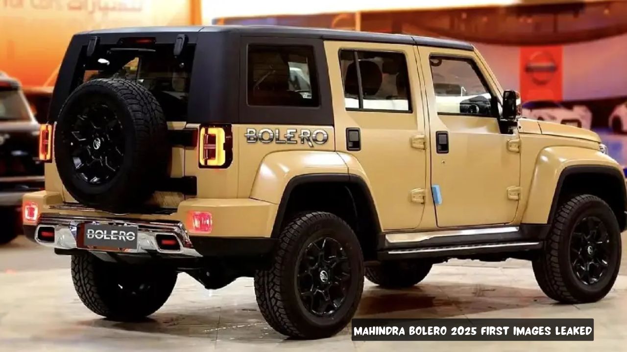 Mahindra Bolero 2025 first images leaked