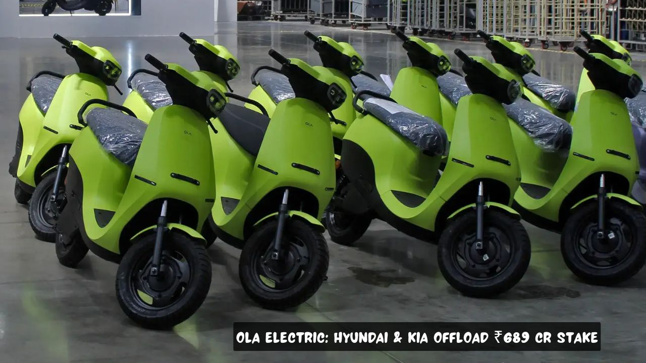 Ola Electric: Hyundai & Kia Offload ₹689 Cr Stake