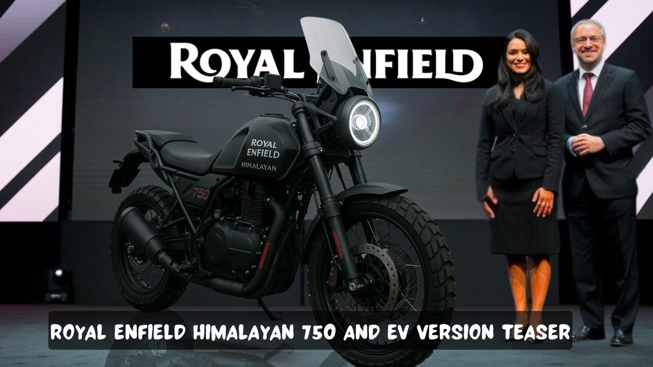 Royal Enfield Himalayan 750 and EV version teaser