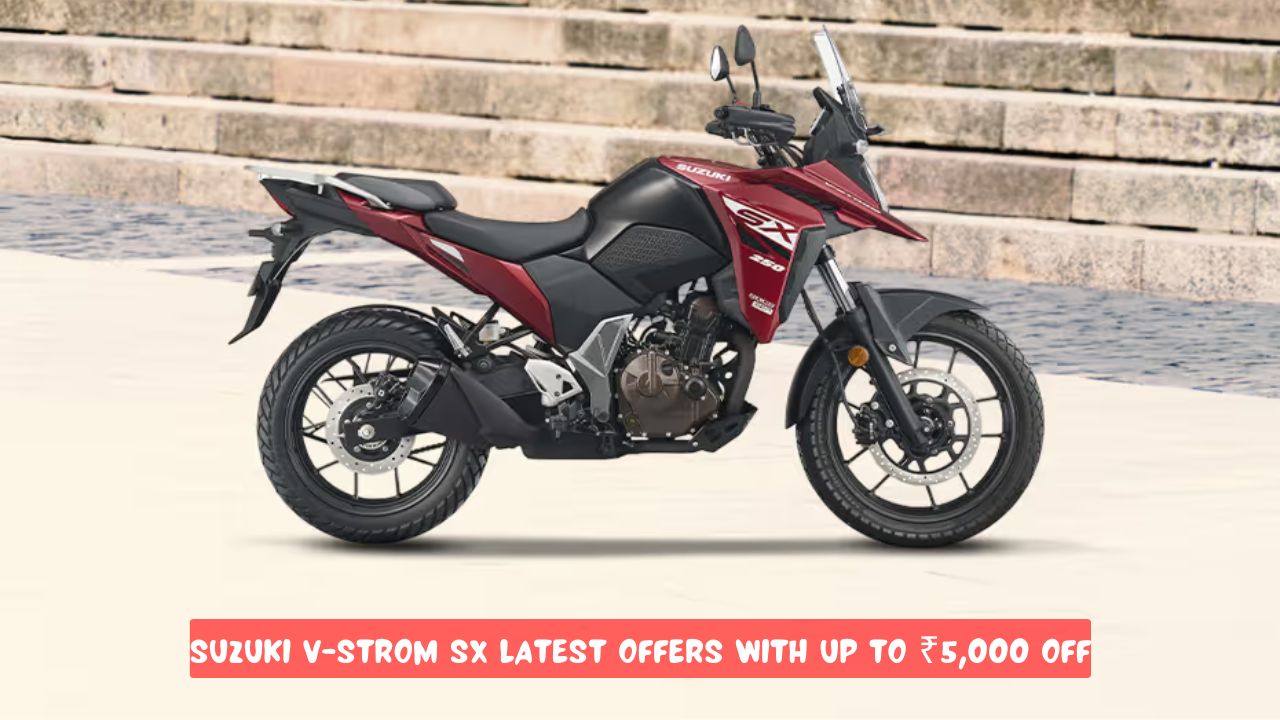Suzuki V-Strom SX latest offers with up to ₹5,000 off