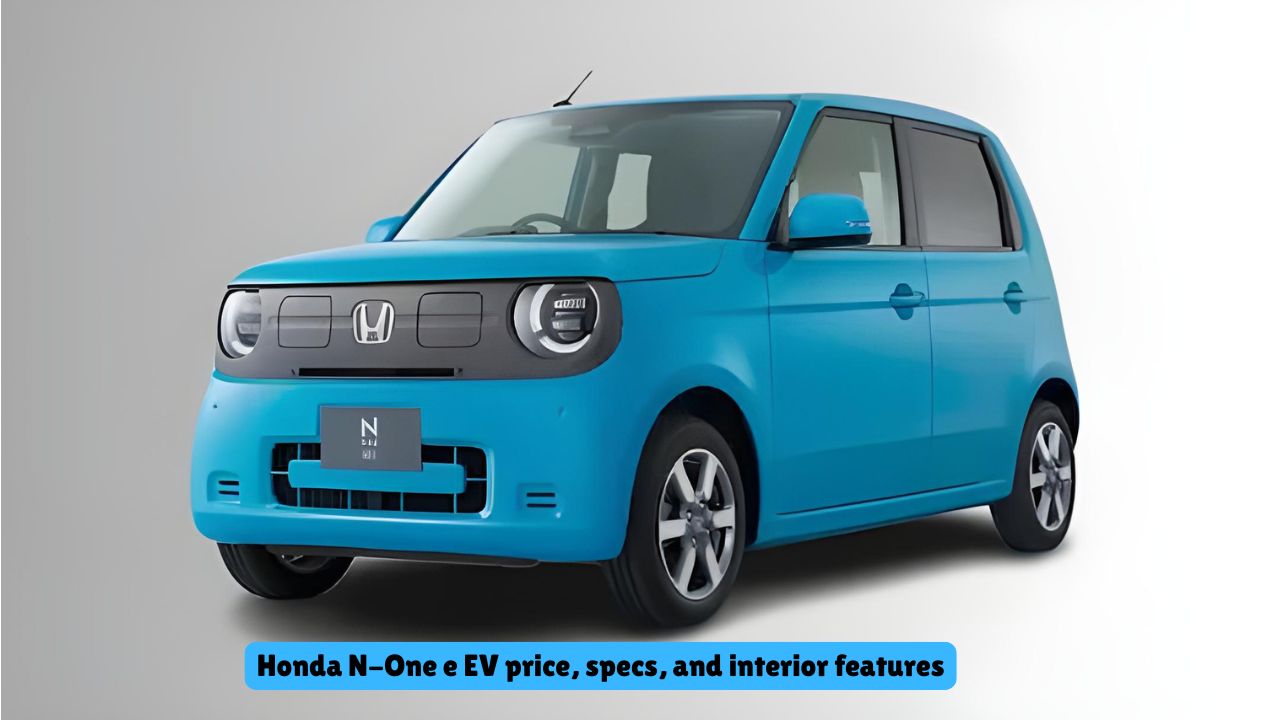 Honda N-One e EV price, specs, and interior features
